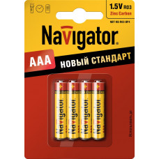 Элемент питания Navigator 94 767 NBT-NS-R03-BP4