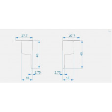 Заглушка Deko-Light End Cap P-EL-03-10 Set 2 pcs 978271