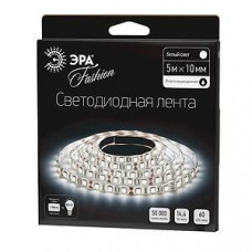 Светодиодная влагозащищенная лента ЭРА 14,4W/m 60LED/m 5050SMD холодный белый 5M LS5050-60LED-IP65-W-5m C0043047