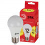 Лампа светодиодная ЭРА E27 12W 2700K матовая ECO LED A60-12W-827-E27 Б0030026