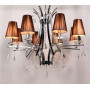 Подвесная люстра Lumina Deco Glamour LDP 66247-8 BR+CHR