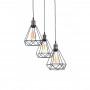 Подвесная люстра Lumina Deco Cobi LDP 11609-3 BK