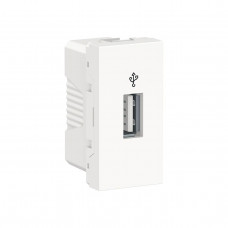 Розетка компьютерная USB Schneider Electric Unica New Modular NU342918