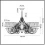 Подвесная люстра Odeon Light Niagara 3921/12