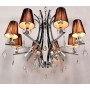 Подвесная люстра Lumina Deco Glamour LDP 66247-8 BR+CHR