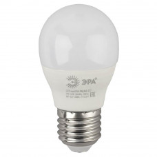 Лампа светодиодная ЭРА E27 9W 6000K матовая LED P45-9W-860-E27 Б0031412