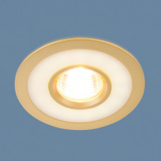 Встраиваемый светильник с двойной подсветкой Elektrostandard 1052 MR16 GD золото 4690389061684