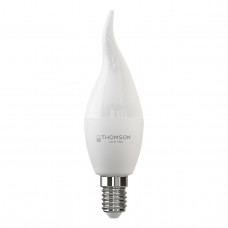 Лампа светодиодная Thomson E14 10W 4000K свеча на ветру матовая TH-B2030