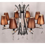 Подвесная люстра Lumina Deco Glamour LDP 66247-8 BR+CHR