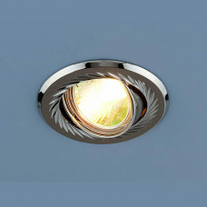 Встраиваемый светильник Elektrostandard 704 CX MR16 GU/SL черный/серебро 4690389003431