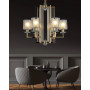 Подвесная люстра Lumina Deco Manhattan LDP 8012-6 F.GD