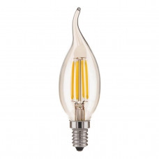 Лампа светодиодная филаментная Elektrostandard E14 7W 4200K прозрачная 4690389128363