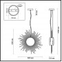 Подвесной светильник Odeon Light Sole 4139/6