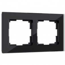 Рамка Werkel Favorit на 2 поста черный WL01-Frame-02 4690389063404