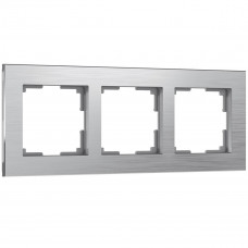 Рамка Werkel Aluminium на 3 поста алюминий WL11-Frame-03 4690389073649