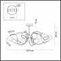 Потолочная люстра Lumion Darlene 4532/10C