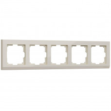 Рамка Werkel Stark на 5 постов слоновая кость WL04-Frame-05-ivory 4690389059360