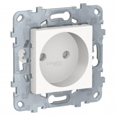 Розетка Schneider Electric Unica New б/з со шторками 16A 250V NU503318