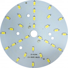 LB-1765, светодиодный модуль на алюм.плате, 15W 30LED SMD5730 825Lm 6400K D100mm