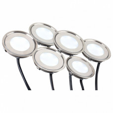 Набор из 6 встраиваемых светильников Arlight Kt-s-6 KT-R-6x0.5W LED Warm White 12V (круг)