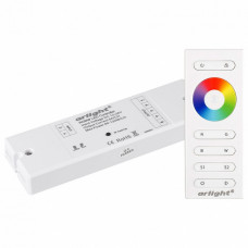 Контроллер-регулятор цвета RGBW с пультом ДУ Arlight SR-2839 SR-2839W White (12-24 В, 240-480 Вт, RGBW,ПДУ сенсор)