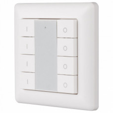 Панель-диммера клавишная накладная Arlight Knob SR-KN9550K8-UP White (KNX, DIM)