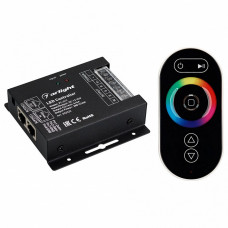 Контроллер-регулятор цвета RGBW с пультом ДУ Arlight VT-S17 VT-S17-4x6A (12-24V, ПДУ Овал, RF)