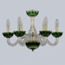 Подвесная люстра Bohemia Ivele Crystal Ivele Crystal 1 1308/6/165 G Cl/Clear-Green/H-1K