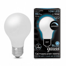 Лампа светодиодная диммируемая Gauss 1022 E27 10Вт 4100K 102202210-D