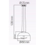 Подвесной светильник Horoz Electric Vista HRZ00002218