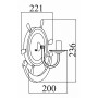 Бра Frigate ARM624-01-R