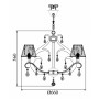 Подвесная люстра Mina ARM900-06-N