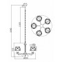 Подвесная люстра Country H102-05-W