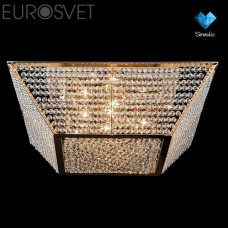 Люстра хрустальная Eurosvet 10034/5 золото/прозрачный хрусталь Strotskis