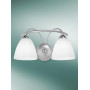 Бра 7515/2A CROMO SAT. parti CROMO cv LM118 bianco sat. 2xE14 60W