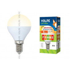 Лампа светодиодная диммируемая Vope LED-G45-6W/WW/E14/FR/DIM/O