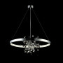 Подвесная люстра Crystal Lux GARDEN SPLED+4 D800 CHROME