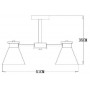 Потолочная люстра Arte Lamp Tyler A1031PL-3WH