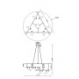 Подвесная люстра Maytoni Technical Rami MOD128PL-12WB