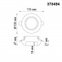 Встраиваемый светильник Novotech Yeso 370494