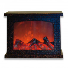 Фигурка светодиодная «Камин» 21x28см Uniel ULD-L2821-005/DNB/Red Brown Fireplace UL-00007291