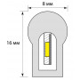 Гибкий неон Uniel 8W/m 120LED/m 2835SMD розовый 50M ULS-N21-2835-120LED/m-8mm-IP67-220V-8W/m-50M-Pink UL-00003768