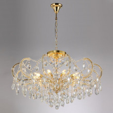 Подвесная люстра Crystal Lux Hollywood SP-PL10 Gold D1000