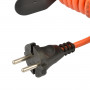 Удлинитель Uniel 1гн х 20м б/з UG /UCK-1N/2x1,00/20M/F IP44 Orange UL-00009868