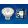 Лампа светодиодная Uniel GU4 3W 3000K прозрачная LED-MR11-3W/WW/GU4/220V GLZ21TR UL-00001702