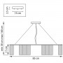 Подвесная люстра Lightstar Roma 718183