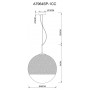 Подвесной светильник Arte Lamp Jupiter Chrome A7964SP-1CC