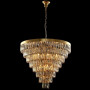 Подвесная люстра Crystal Lux Abigail SP22 D820 GOLD/AMBER