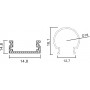 Профиль для светодиодной ленты Feron CAB282 10301